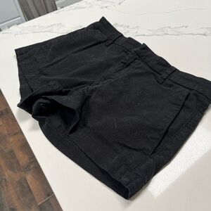 J Brand black low-rise short shorts